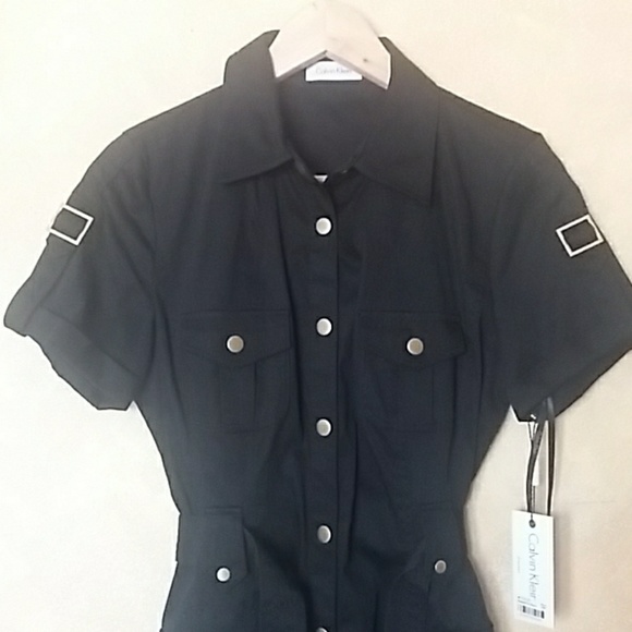 HOST PICK Calvin Klein navy military style size 6 - Picture 4 of 8